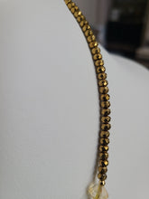 Load image into Gallery viewer, Eye of Ra and Ra'at - Solar Masculine and Feminine Balance - Labradorite Necklace