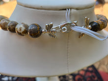 Load image into Gallery viewer, The Lost Queen - Empire Necklace - Bumblebee Jasper & Golden Sheen Obsidian
