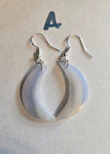 Load image into Gallery viewer, Blue Lace Agate Earrings