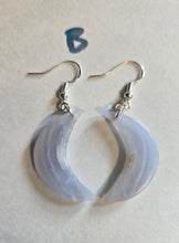 Load image into Gallery viewer, Blue Lace Agate Earrings