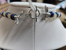 Load image into Gallery viewer, Star Being Jacla Necklace - Cosmic Protection & Success - Lapis Lazuli and Onyx