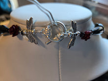 Load image into Gallery viewer, Bast/Bastet and Khepri Protection Necklace with Ankh