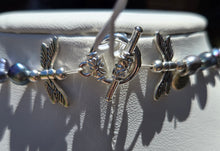 Load image into Gallery viewer, Sea Witch New Moon Necklace - Rainbow Moonstone