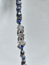 Load image into Gallery viewer, Sea Witch New Moon Necklace - Rainbow Moonstone