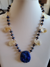 Load image into Gallery viewer, Divine Descendent, Daughter or Son of Sekhmet - Carved Stone Pendant Necklace