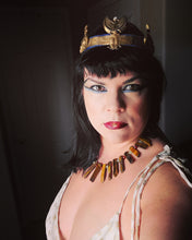 Load image into Gallery viewer, Sekhmet: The Golden Healer, Ancient Egyptian Collar Necklace