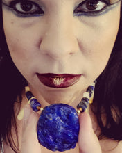 Load image into Gallery viewer, Divine Descendent, Daughter or Son of Sekhmet - Carved Stone Pendant Necklace