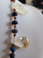 Load image into Gallery viewer, Divine Descendent, Daughter or Son of Sekhmet - Carved Stone Pendant Necklace