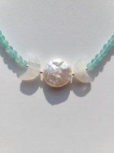 Load image into Gallery viewer, Triple Moon Calm in the Storm Necklace
