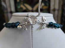 Load image into Gallery viewer, Rare Genuine Bisbee Blue Turquoise Necklace and Earrings Set
