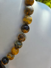 Load image into Gallery viewer, The Lost Queen - Empire Necklace - Bumblebee Jasper &amp; Golden Sheen Obsidian
