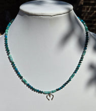 Load image into Gallery viewer, Sacred Water, Balance The Storm Necklace - Chrysocolla &amp; Turquoise

