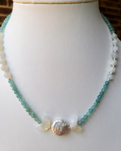 Load image into Gallery viewer, Triple Moon Calm in the Storm Necklace
