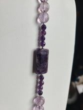 Load image into Gallery viewer, Amethyst Light Worker Power Place Necklace - Big, Clean, Serene Energy - Reiki, Vortex, Meditation
