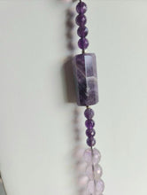 Load image into Gallery viewer, Amethyst Light Worker Power Place Necklace - Big, Clean, Serene Energy - Reiki, Vortex, Meditation
