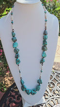 Load and play video in Gallery viewer, Bear Spirit Necklace - Big Energy and Southwest Style Old Kingman Turquoise
