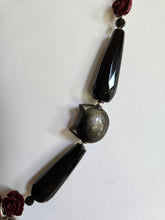Load image into Gallery viewer, Bast/Bastet and Khepri Protection Necklace with Ankh

