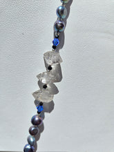 Load image into Gallery viewer, Sea Witch New Moon Necklace - Rainbow Moonstone
