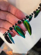 Load image into Gallery viewer, Khepri Journey of Rebirth and Protection Scarab Charm Necklace
